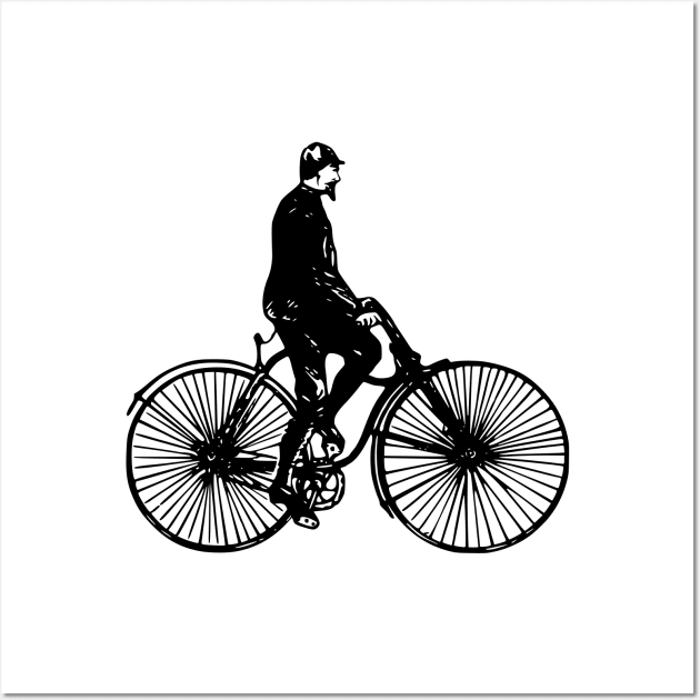 Vintage Bicycle Cyclists Wall Art by Vintage Boutique